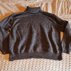 Cozy Gray Tabi International Turtleneck Vintage Sweater Medium
